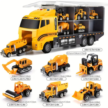 MiniTruck-bouwvoertuigenspeelset voor creatieve kinderen