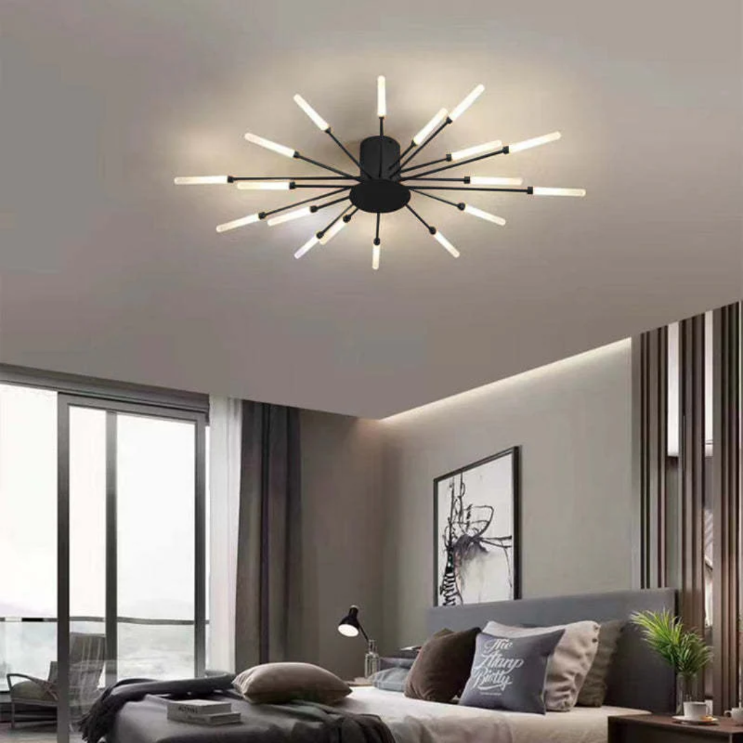 Grande plafoniera LED moderna per soggiorno e camera da letto