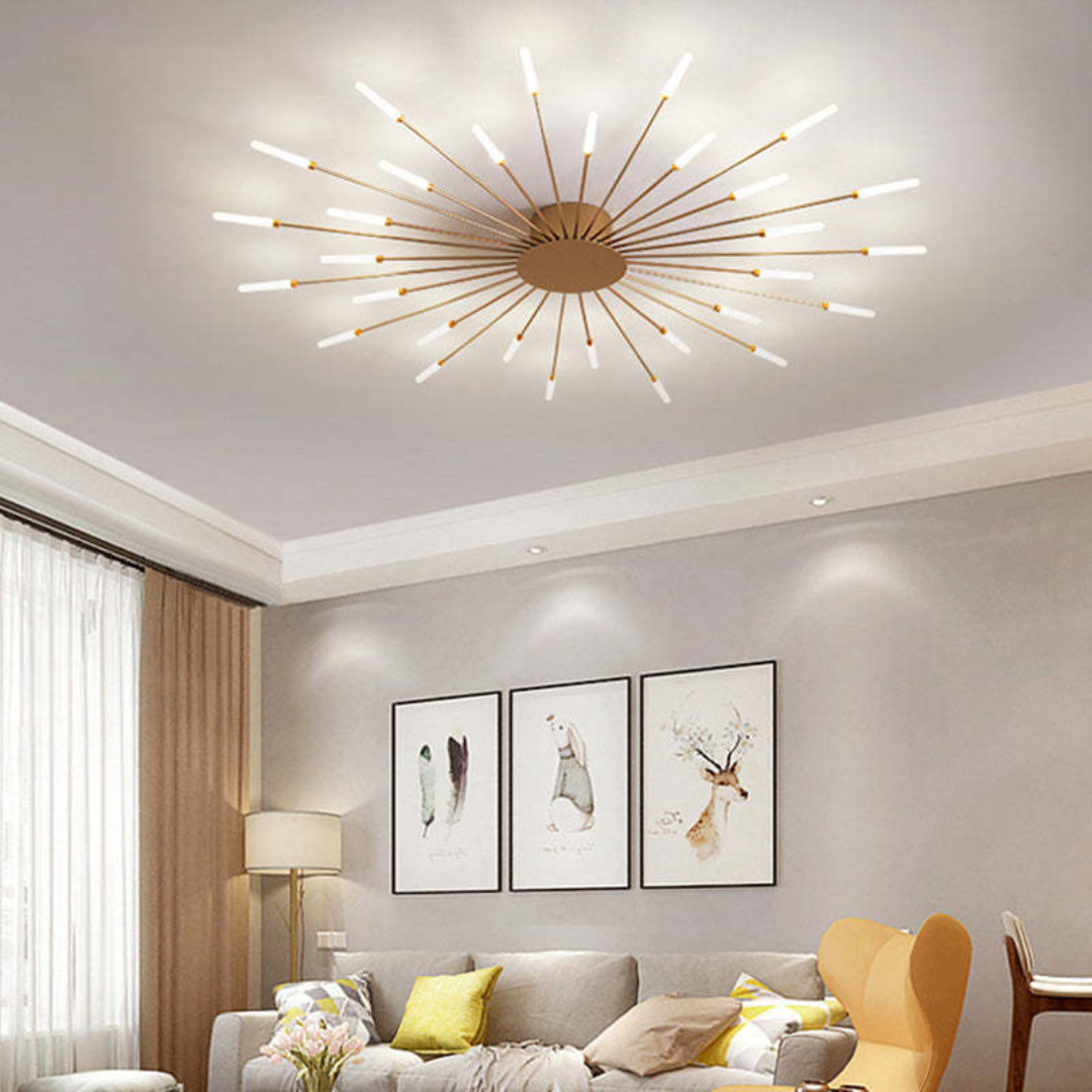 Grande plafoniera LED moderna per soggiorno e camera da letto