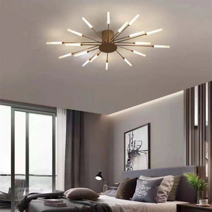 Grande plafoniera LED moderna per soggiorno e camera da letto