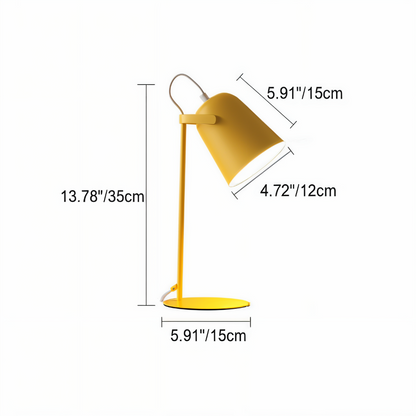 Lampada da tavolo moderna orientabile con luce da lettura regolabile