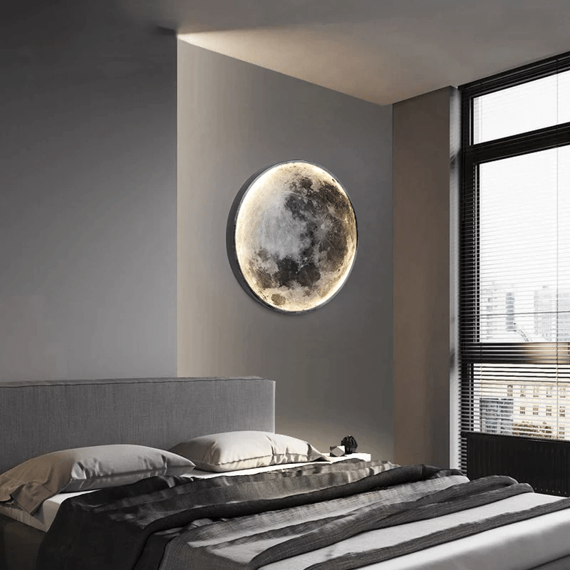 Mond-Wandleuchte mit einstellbarem LED-Licht für stimmungsvolle Beleuchtung zu Hause
