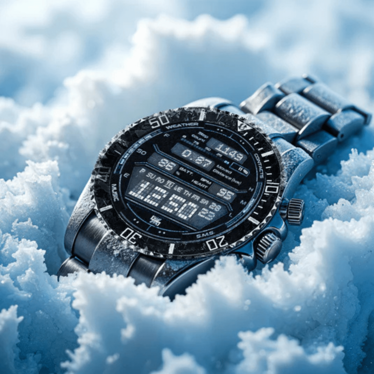 Nexos Pro taktische Smartwatch mit GPS und Gesundheitsüberwachung