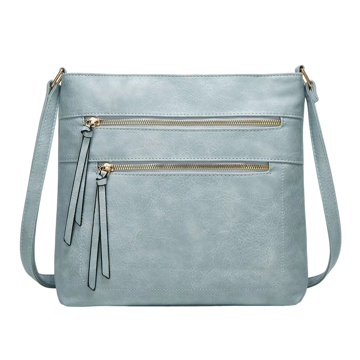 Nina Crossbody Taske i Ægte Læder – Elegant Kompakt Skuldertaske til Kvinder
