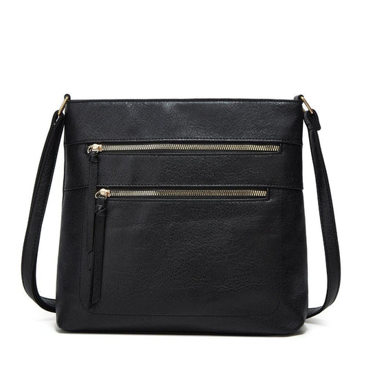 Nina Crossbody Taske i Ægte Læder – Elegant Kompakt Skuldertaske til Kvinder