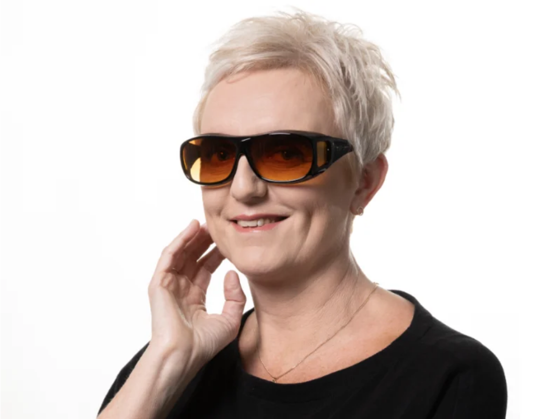 NoctiVision Nachtfahrbrille mit Antireflexlinsen für klarere Sicht im Dunkeln