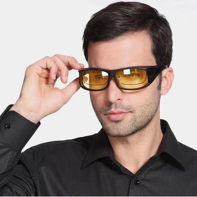 NoctiVision Nachtfahrbrille mit Antireflexlinsen für klarere Sicht im Dunkeln