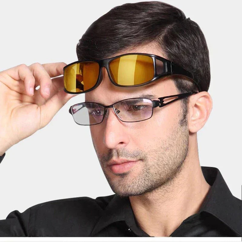 NoctiVision Nachtfahrbrille mit Antireflexlinsen für klarere Sicht im Dunkeln