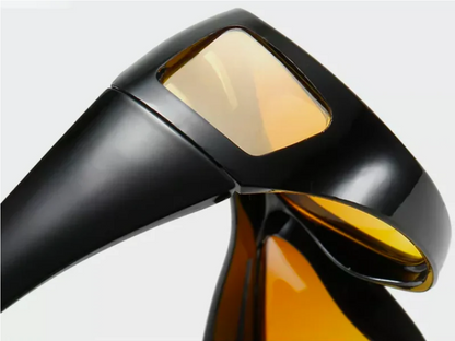 NoctiVision Nachtfahrbrille mit Antireflexlinsen für klarere Sicht im Dunkeln