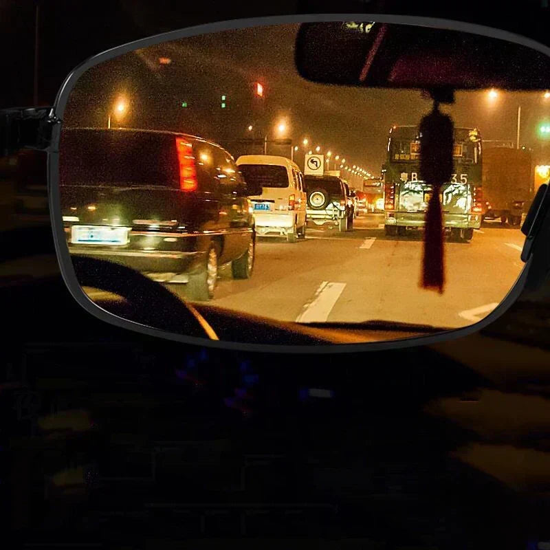 NoctiVision Nachtfahrbrille mit Antireflexlinsen für klarere Sicht im Dunkeln