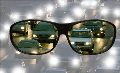 NoctiVision Nachtfahrbrille mit Antireflexlinsen für klarere Sicht im Dunkeln