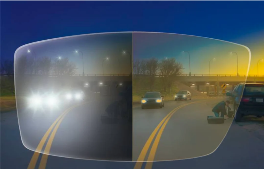 NoctiVision Nachtfahrbrille mit Antireflexlinsen für klarere Sicht im Dunkeln