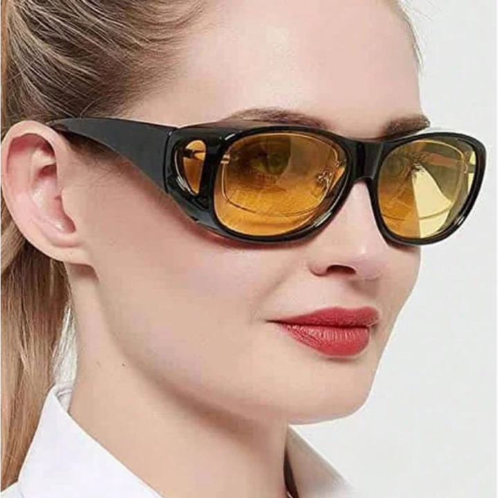 NoctiVision Nachtfahrbrille mit Antireflexlinsen für klarere Sicht im Dunkeln