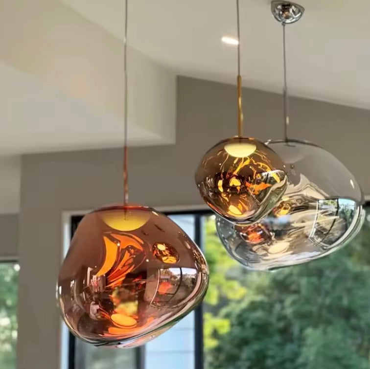 NordicGlow Glaspendelleuchte im skandinavischen Design