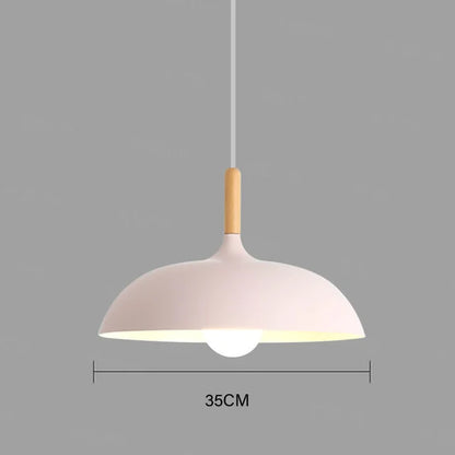 NordicOak skandinavische Eichen-Deckenleuchte, moderne LED-Pendelleuchte