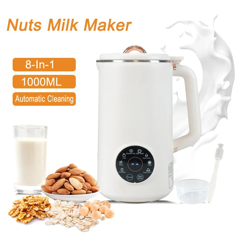 Macchina NutriBlend 8 in 1 per bevande vegetali - macchina automatica da 1000 ml per bevande vegetali