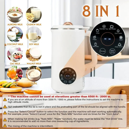 Macchina NutriBlend 8 in 1 per bevande vegetali - macchina automatica da 1000 ml per bevande vegetali