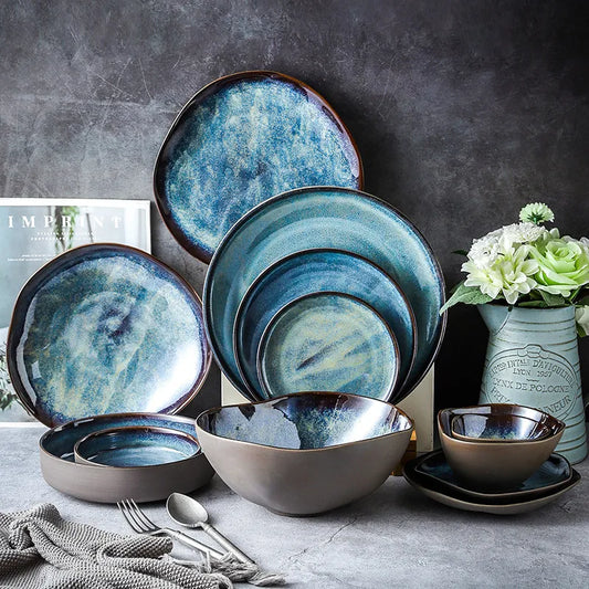 Servizio in porcellana Ocean Breeze – 11 pezzi dal design ispirato alla costa