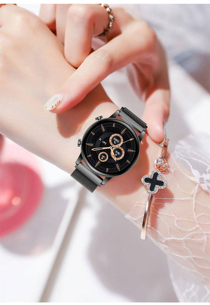 Orlina-Smartwatch für Frauen mit Fitness-Tracking, Schlafüberwachung und intelligenten Benachrichtigungen