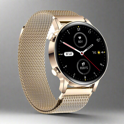 Orlina-Smartwatch für Frauen mit Fitness-Tracking, Schlafüberwachung und intelligenten Benachrichtigungen