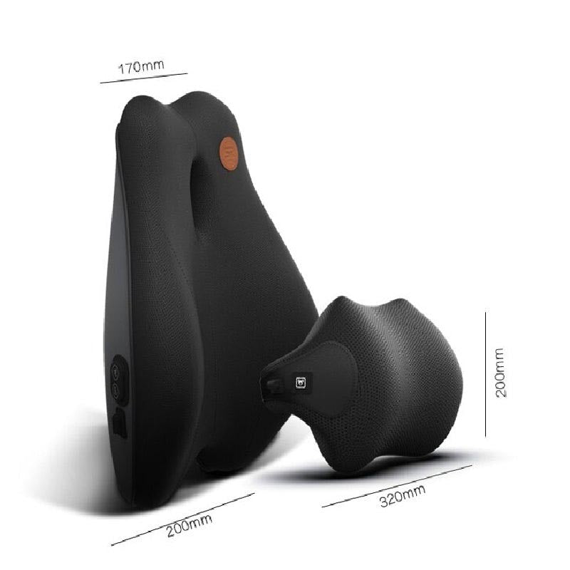 Ergonomisches Autositzkissen mit Lendenstütze