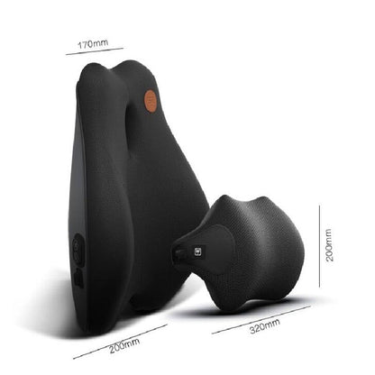 Ergonomisches Autositzkissen mit Lendenstütze