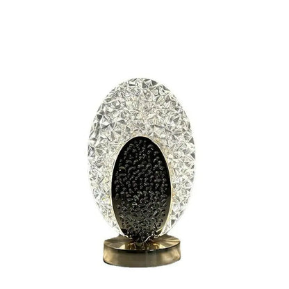 Lampada da tavolo decorativa PeacockLuxe con illuminazione LED regolabile