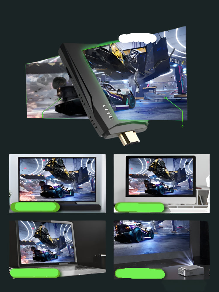 Console per videogiochi retrò PixelDrive con 2 controller wireless e 64 GB