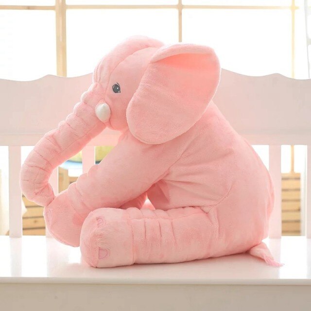 Kuscheliges Plüsch-Elefantenkissen für Babys und Kinder