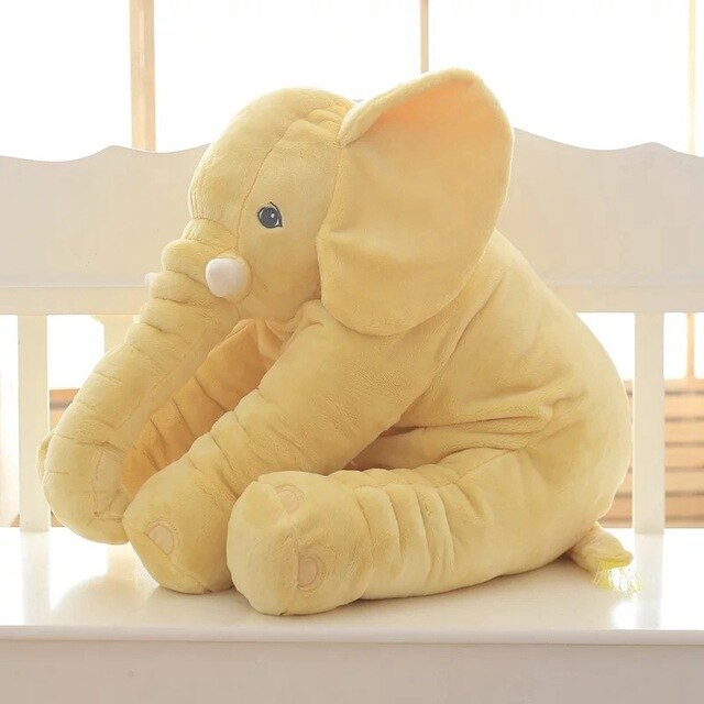 Kuscheliges Plüsch-Elefantenkissen für Babys und Kinder