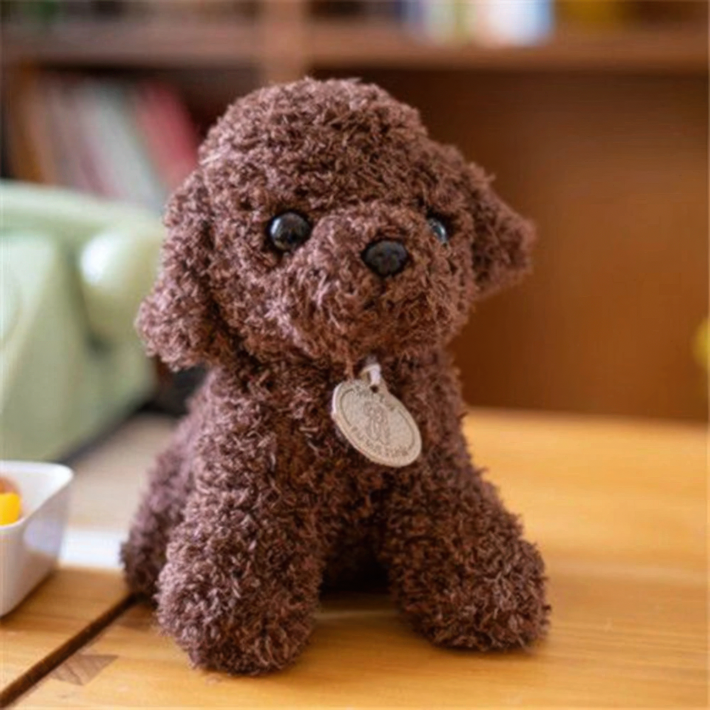 Weicher Plüsch-Teddybär-Hund zum Kuscheln für Kinder und Hundefreunde