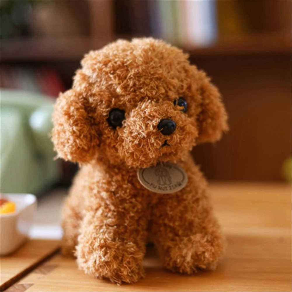 Weicher Plüsch-Teddybär-Hund zum Kuscheln für Kinder und Hundefreunde