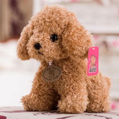 Weicher Plüsch-Teddybär-Hund zum Kuscheln für Kinder und Hundefreunde