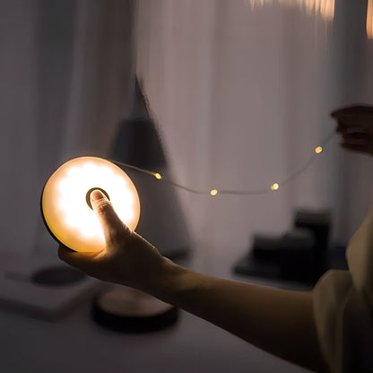 Draagbare ledlichtslinger voor op de camping, oplaadbaar via USB, waterdicht, 10 m