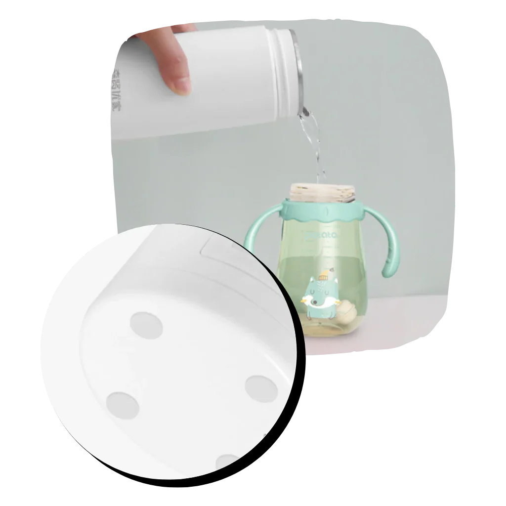 Tragbarer Wasserkocher 400 ml – kompakter Reisewasserkocher mit Temperaturregelung