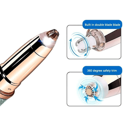 PrecisionBrow elektrischer Augenbrauentrimmer zur präzisen Haarentfernung