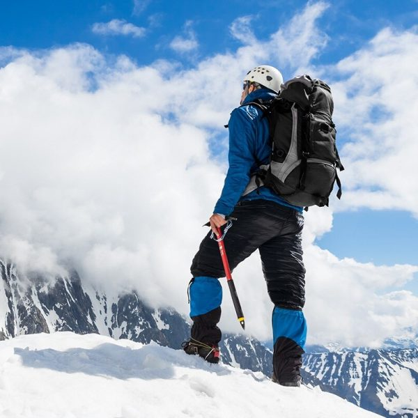 Premium donsbroek met ganzendons voor outdooractiviteiten, skiën en extreme kou