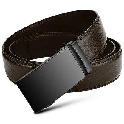 Cintura premium da uomo in pelle PU – Fibbia automatica