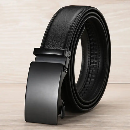 Cintura premium da uomo in pelle PU – Fibbia automatica