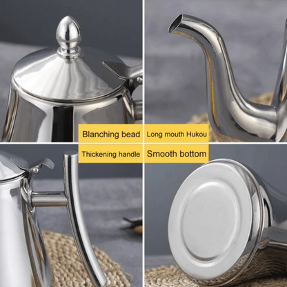 PureBoil Induktionskessel aus Edelstahl mit integriertem Filter