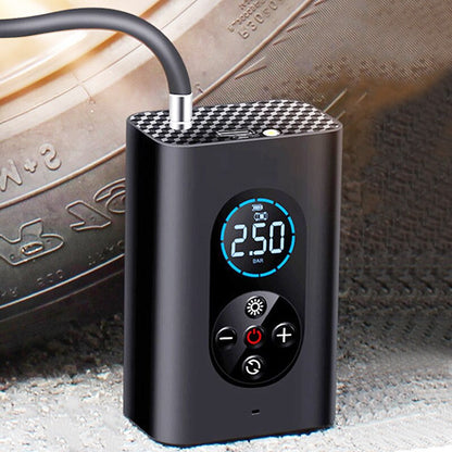 Compressore d'aria elettrico per pneumatici QuickAir con display digitale e senza fili