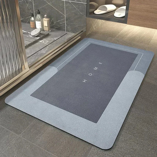 Snel drogende antislipmat voor badkamer en hal