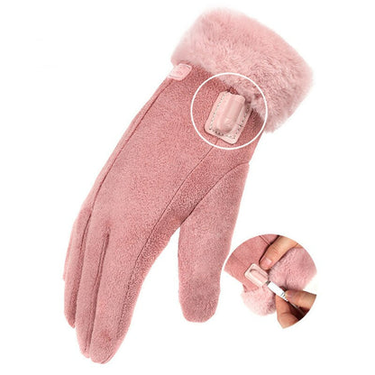 Wiederaufladbare beheizbare Winterhandschuhe mit Touchscreen-Funktion, wasserabweisend und wärmend