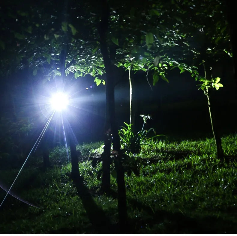 Wiederaufladbare wasserdichte LED-Stirnlampe mit Zoom