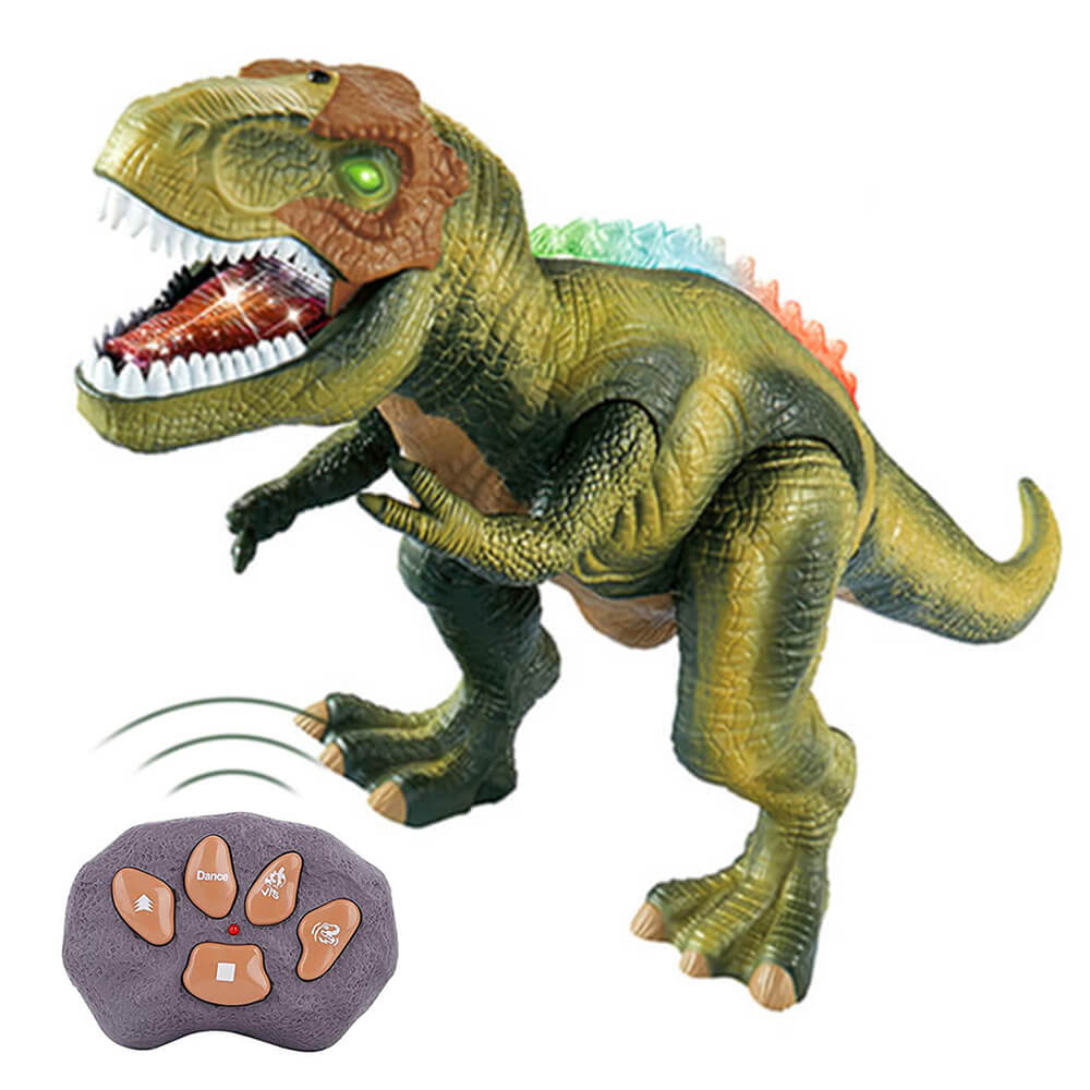 Giocattolo dinosauro T-Rex telecomandato con luci LED e ruggiti