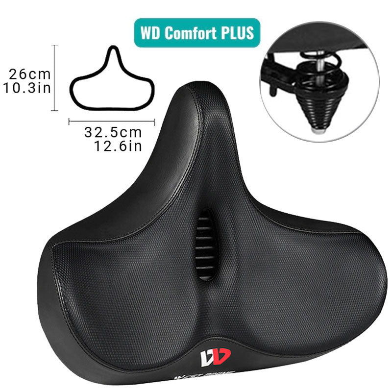 RideEase ergonomisch fietszadel met extra breed comfort