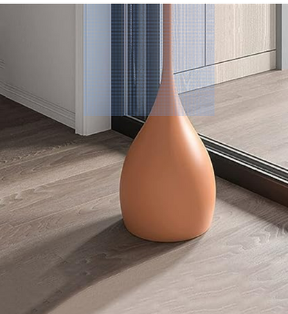 Runder Beistelltisch aus Metall mit Säulenfuß, modernem minimalistischen Design und robustem Eisen