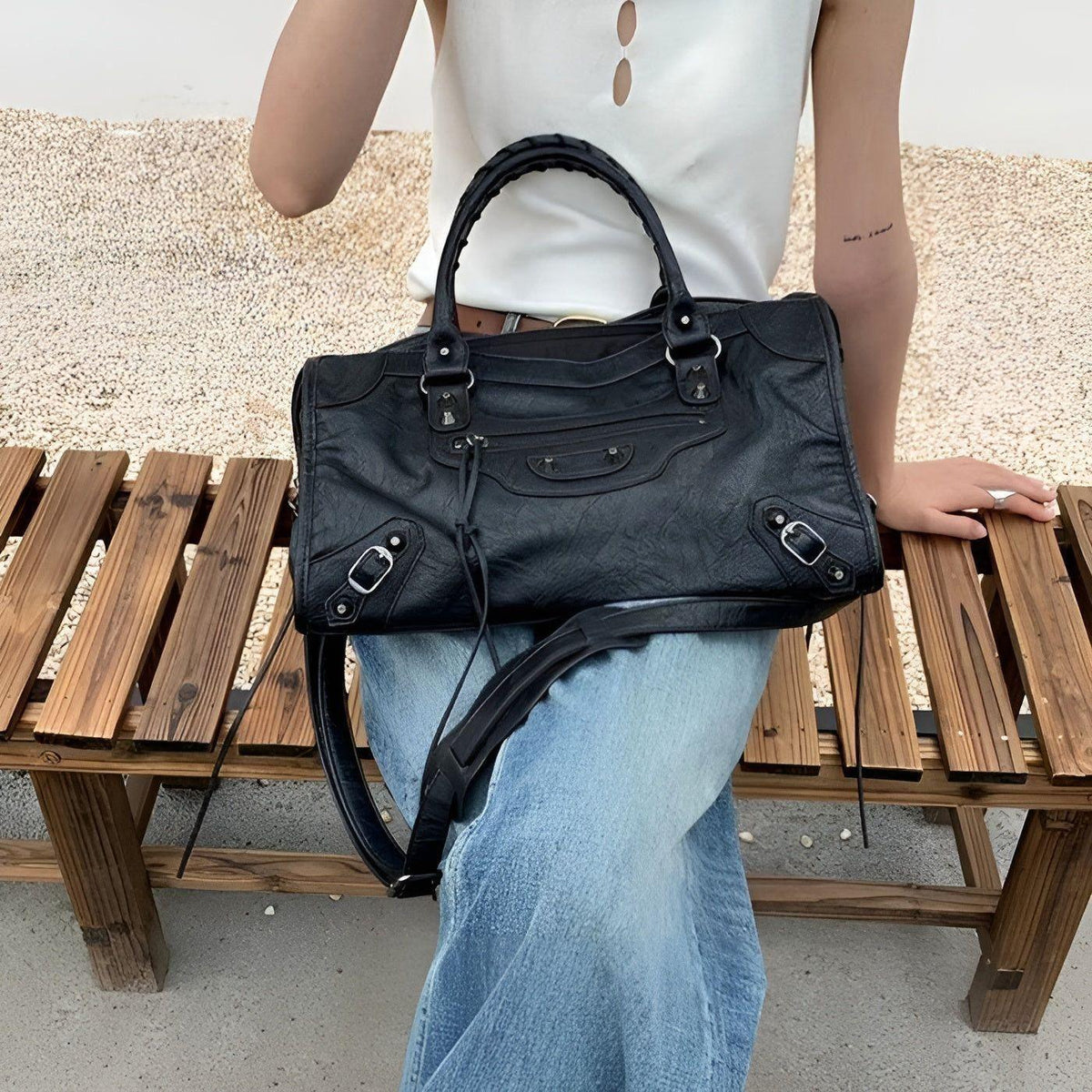 Salome borsa a tracolla capiente da donna dal design elegante per tutti i giorni