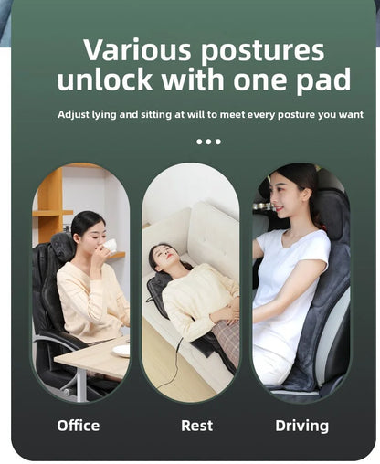 Shiatsu-Rückenmassagegerät für den ganzen Körper mit Wärme und verstellbarer Einstellung