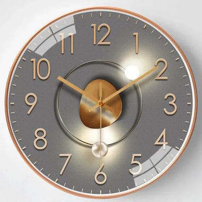 Orologio da parete silenzioso – Elegante orologio senza ticchettio per camera da letto e ufficio
